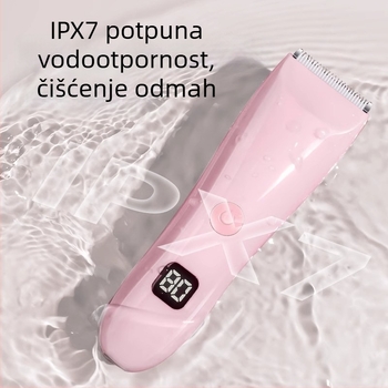 Dječji klip za kosu – tiho rada, automatsko usisavanje dlačica, punjiv, 5W, vodootporan, električni klip za kosu