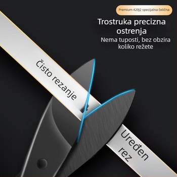 Trimer za nosne dlake od nehrđajućeg čelika s okruglom glavom, napajanje baterijom ili solarnom energijom, potpuno se pere
