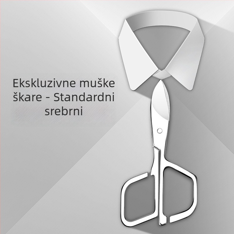 Trimer za nosne dlake od nehrđajućeg čelika s okruglom glavom, napajanje baterijom ili solarnom energijom, potpuno se pere