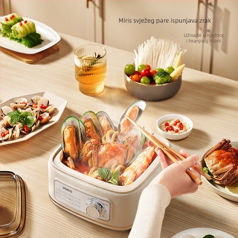 Električni parovnik Y-DZ02, trostruki sloj, kapacitet 8-10 L, 1000 W, 220 V