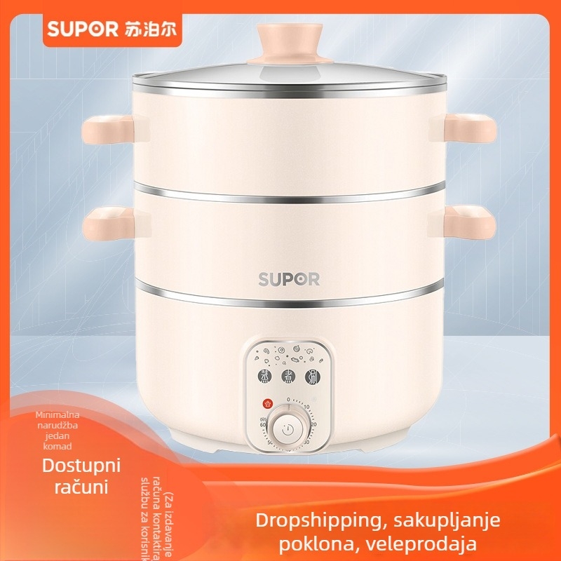 Supor 11L električni parni lonac, dvostruki sloj, s neprijanjajućim premazom, model ZN26YK18