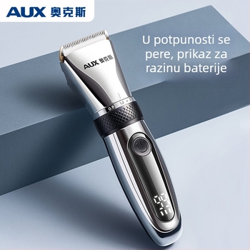 Električna mašinica za kosu S9, četkasti motor, keramički oštrica, ugrađena baterija 1000-1200 mAh, vrijeme rada 1-3 sati