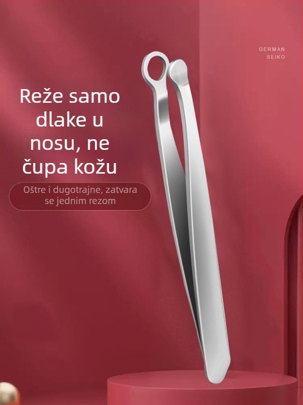 Trimer za nosne dlačice s kružnim dizajnom, napajan putem mreže, bez baterije