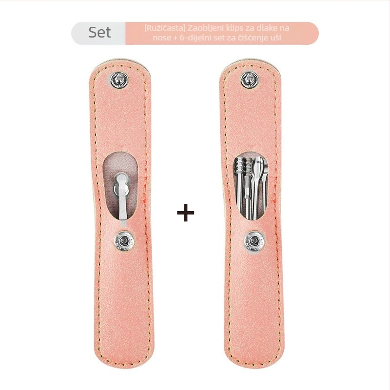 Trimer za nosne dlačice s kružnim dizajnom, napajan putem mreže, bez baterije