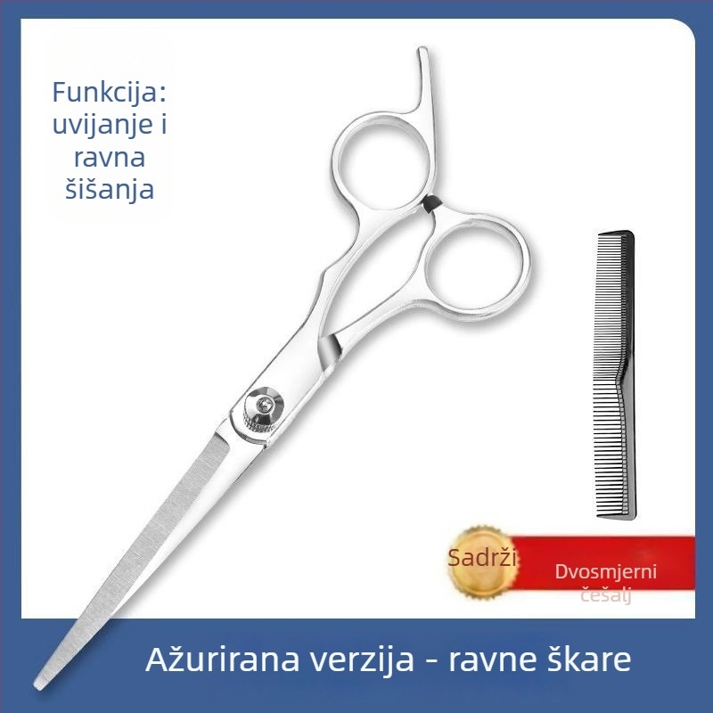 Profesionalne škare za kosu za kućnu upotrebu – škare za prorjeđivanje kose i za šišanje, set alata za samostalno šišanje