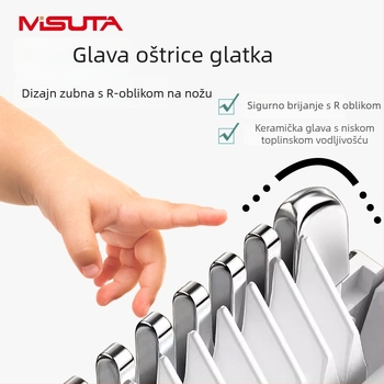 Misuta baby kosa za kosu – punjiva, 5W motor, automatsko usisavanje dlaka, tih rad, vodootporna, za bebe i odrasle