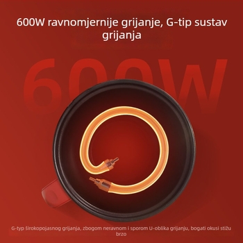 All-in-One električna mini posuda za studentske domove, 800W, ispod 1L, plastično kućište, neprijanjajuća unutarnja površina
