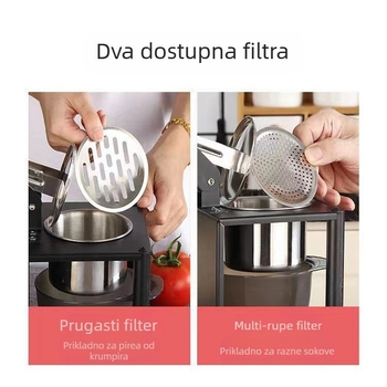 Ručni sokovnik – Nehrđajući čelik 204 – Domaća presna za punjenje dumplinga i preša za limun – Novi kineski stil