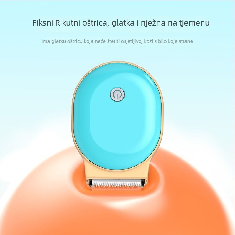 Električni dječji kliper za kosu, motor bez četkica, keramička oštrica, punjiv, nije vodootporan