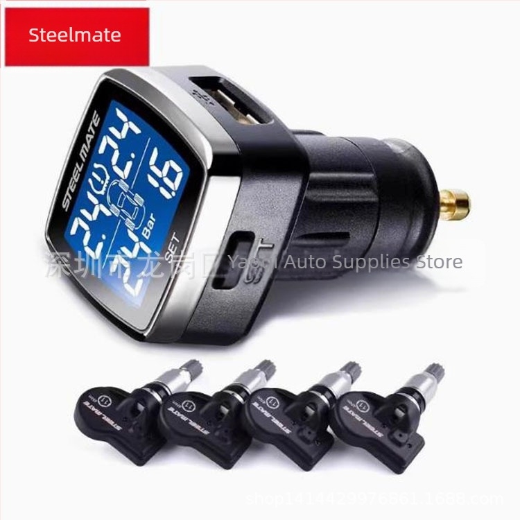 TPMS T630 Gen 5 za automobile i SUV-ove, Digitalni zaslon, Elektronički senzor, Visoka preciznost