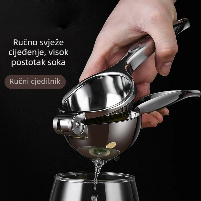 Ručni cijeđivač za citruse – limun, naranča, nar, moderni minimalistički dizajn, bez električne energije