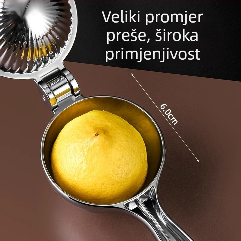 Ručni cijeđivač za citruse – limun, naranča, nar, moderni minimalistički dizajn, bez električne energije