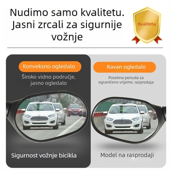 Retrovizor za električna vozila - široki vidni kut, univerzalna prilagodba triciklima