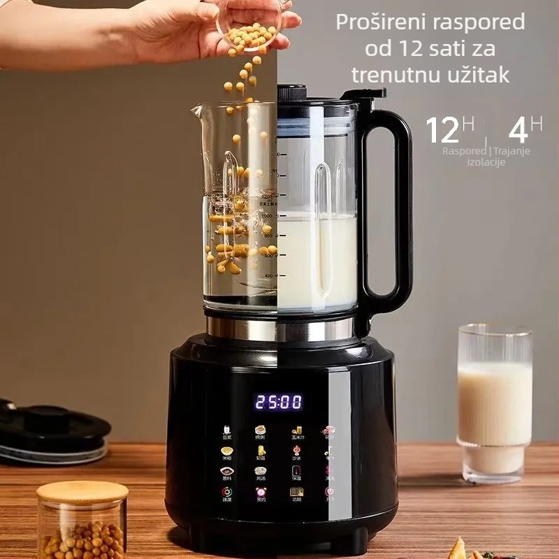 Watsons blender za kućnu upotrebu, kapacitet 1500 ml, za 3–5 osoba, dodirno upravljanje, bez filtracije soka, 3D ujednačeno zagrijavanje, niska buka