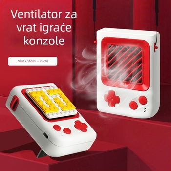 Ventilator za vrat bez lopatica, mini USB prijenosni ventilator, DIY dizajn od blokova