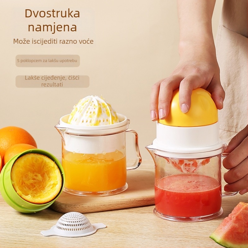 Ručni sokovnik za voće – svježi sok od naranče i limuna