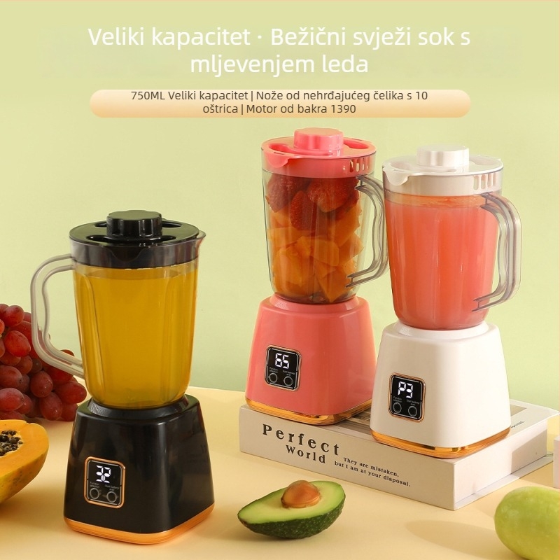 Kućni sokovnik s više funkcija, brzina 12001–15000 rpm, kapacitet 801–1000 ml, snaga 300 W, dvostruka oštrica