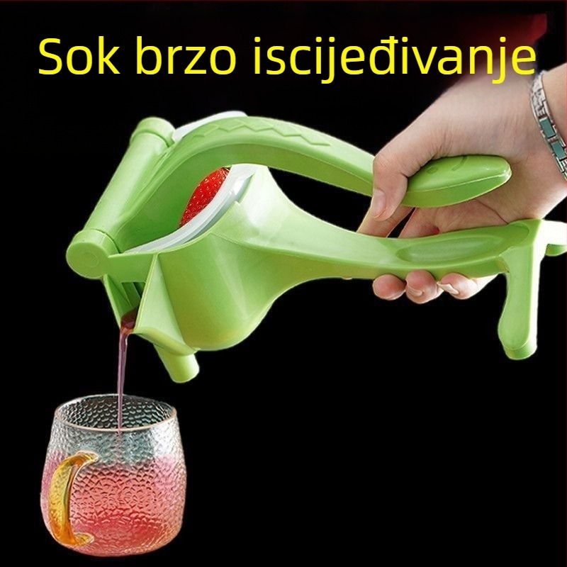 Ručni cjedilo za sok za granat, limun, naranču i šećernu trsku – višefunkcijski, polipropilen