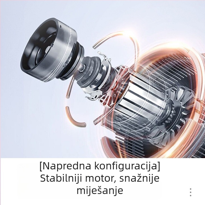 Ručni električni mikser s posudom od nehrđajućeg čelika, kapacitet 1–3 L, 300 W, 111–240 V, za pripremu bebine hrane