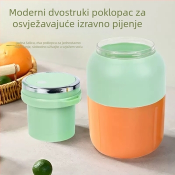 Prenosna odvajač sokova za studentski dom, velik kapacitet, svježi sok, stroj za voćne sokove, posuda za voće