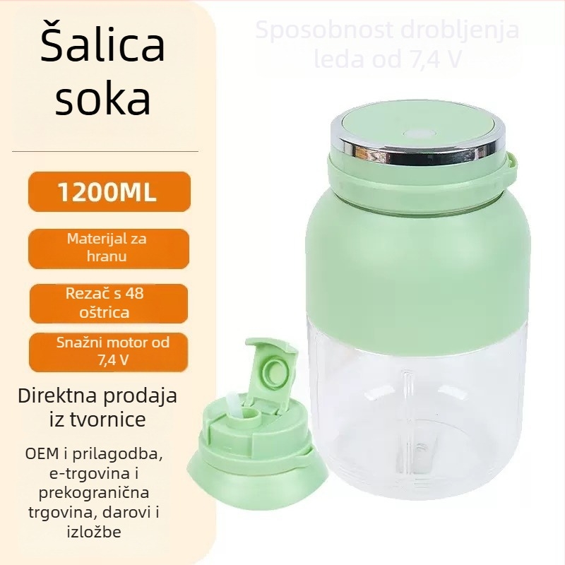 Prenosna odvajač sokova za studentski dom, velik kapacitet, svježi sok, stroj za voćne sokove, posuda za voće