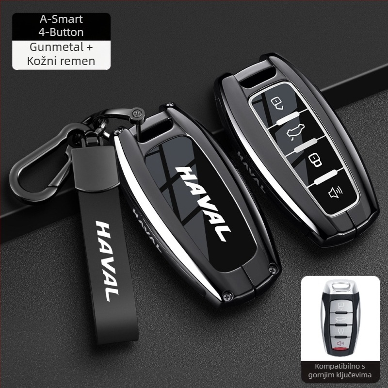 Poklopac ključa za Haval – kompatibilan s H6, F7 Gen3, M6 Gen2, H7, Xiaolong, H9, H2; Cinkova legura, Visoka kvaliteta, Boden brand