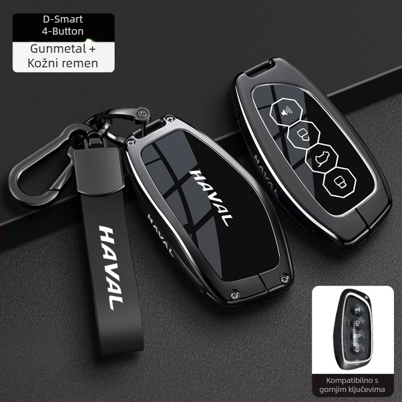 Poklopac ključa za Haval – kompatibilan s H6, F7 Gen3, M6 Gen2, H7, Xiaolong, H9, H2; Cinkova legura, Visoka kvaliteta, Boden brand