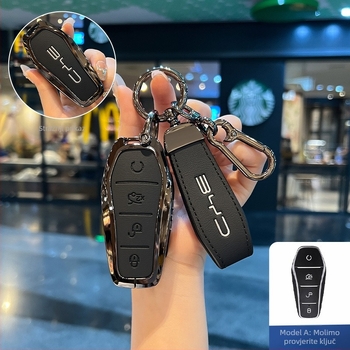 Kućište ključa BYD NIUPONG - cinkova legura, minimalistički stil, moguć prilagodba