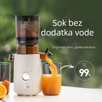 Sokovnik za voće i povrće s odjeljivanjem pulpe, velik kalibar, 18000 ot/min, 150 W, unutarnja posuda od nehrđajućeg čelika