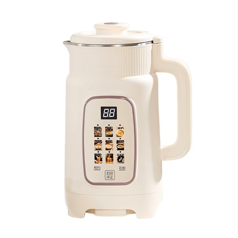 Visokos brzinski kućanski blender s tihim radom, G10: kapacitet ≥1,2 L, 2–4 porcije, kontrola tipkama, multifunkcionalan s filtrom za sok i sojino mlijeko, izolacija, tajmer, 3D ravnomjerno zagrijavanje.