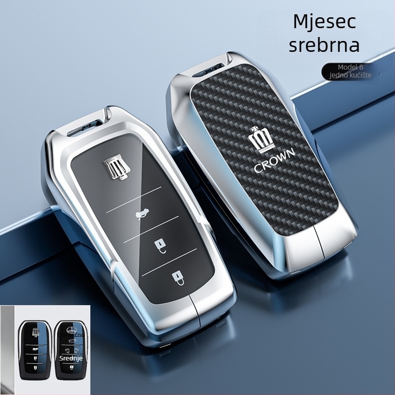 Kućište ključa Toyota Crown – cinkova legura, Lingxuan, poslovni stil
