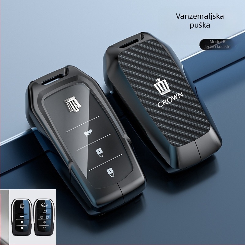 Kućište ključa Toyota Crown – cinkova legura, Lingxuan, poslovni stil