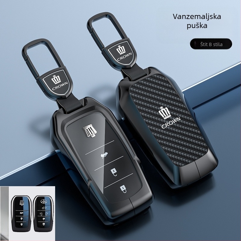 Kućište ključa Toyota Crown – cinkova legura, Lingxuan, poslovni stil