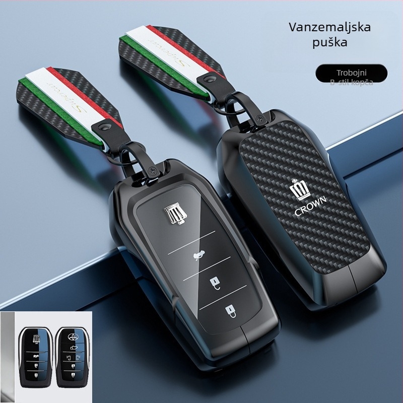 Kućište ključa Toyota Crown – cinkova legura, Lingxuan, poslovni stil
