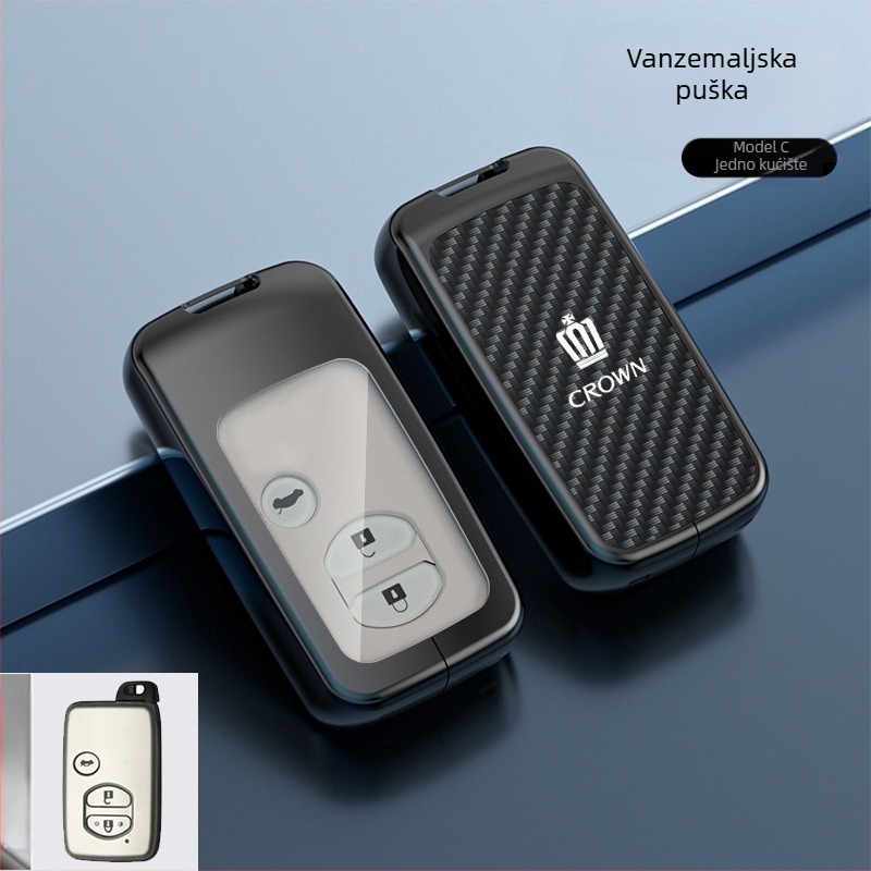 Kućište ključa Toyota Crown – cinkova legura, Lingxuan, poslovni stil