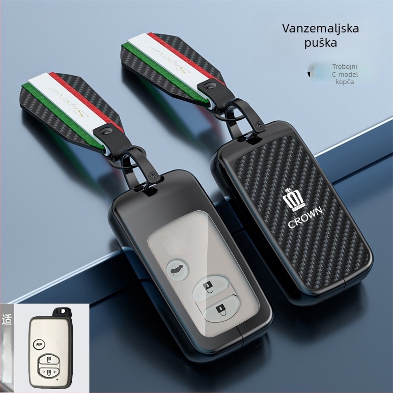 Kućište ključa Toyota Crown – cinkova legura, Lingxuan, poslovni stil