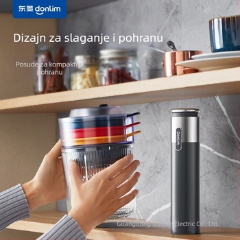 Bežično mini višenamjenski kuhinjski mesomlin i mikser, dvostruke miješajuće oštrice; kapacitet <1 L; napon ≤36V; brzina ≤10000 rpm; poluautomatni način