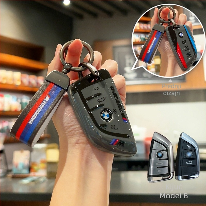 Futrola za ključeve BMW TPU, jednostavan stil, kompatibilan s 1/2/3/5 serijom i X1/X3/X5, i3