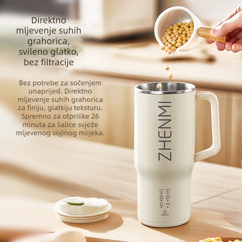 Zhenmi ZMPB-307 Stroj za sojino mlijeko, 0.5L, Nehrđajući čelik kućište, 300W, 220V