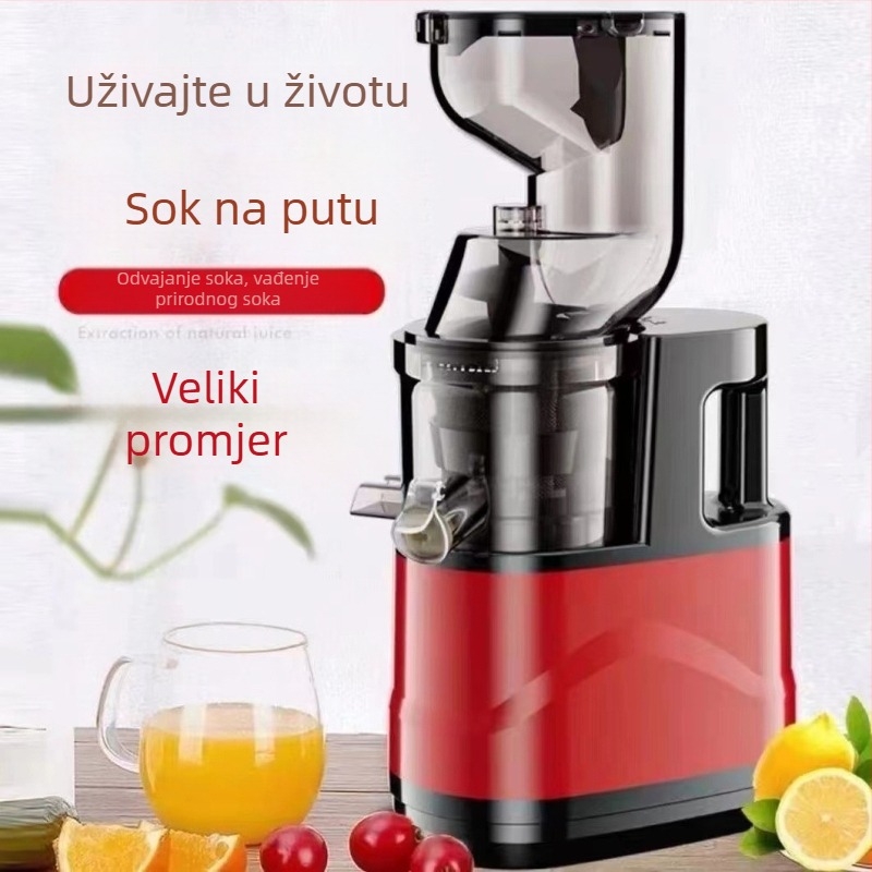 Sokovnik s snagom 150W, kapacitetom 801-1000 ml, napajanje 220V, brzina 43 rpm, s jednom oštricom
