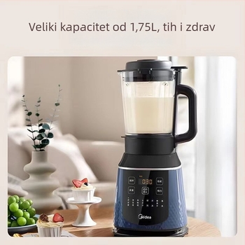 Midea MJ-PB40F254F Blender s tehnologijom raskidanja stijene, kapacitet 1,75 L, dodirno upravljanje, 2–3 porcije, Funkcije: nutritivni dodatci, unaprijed postavljeni tajmer, mljevenje praha, brzo oslobađanje pulpe