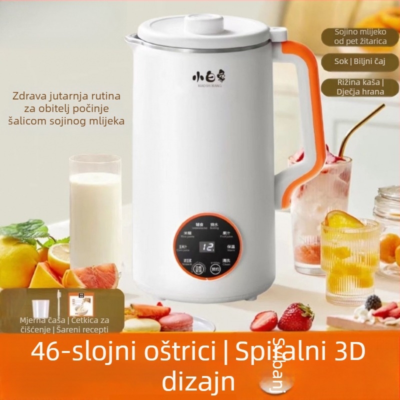 Stroj za sojino mlijeko s mrežastim mljevenjem, grijanje donje ploče, automatsko čišćenje, izolacija i dodirno upravljanje