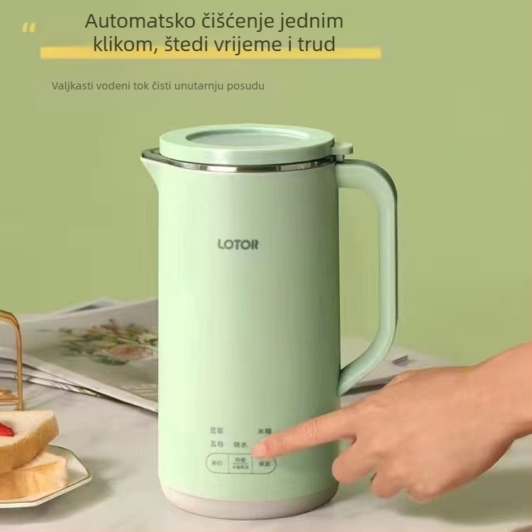 Domaći stroj za sojino mlijeko Little Raccoon DJJ, 220V, kapacitet ispod 10 L, za 2–3 osobe, funkcija unaprijed postavljanja, energetska razina učinkovitosti 1