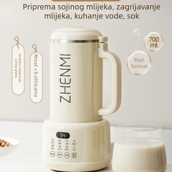 Zhenmi ZMPB-308 Stroj za sojino mlijeko s tehnologijom lomljenja stijene, kućna automatska bez kuhanja, tiši rad, kapacitet 1 L, automatsko čišćenje