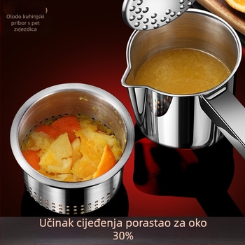 Orado ručni sokovnik od nehrđajućeg čelika 316L s bočnim i donjim otvorima, otisnuto logo, pogodno za poklon