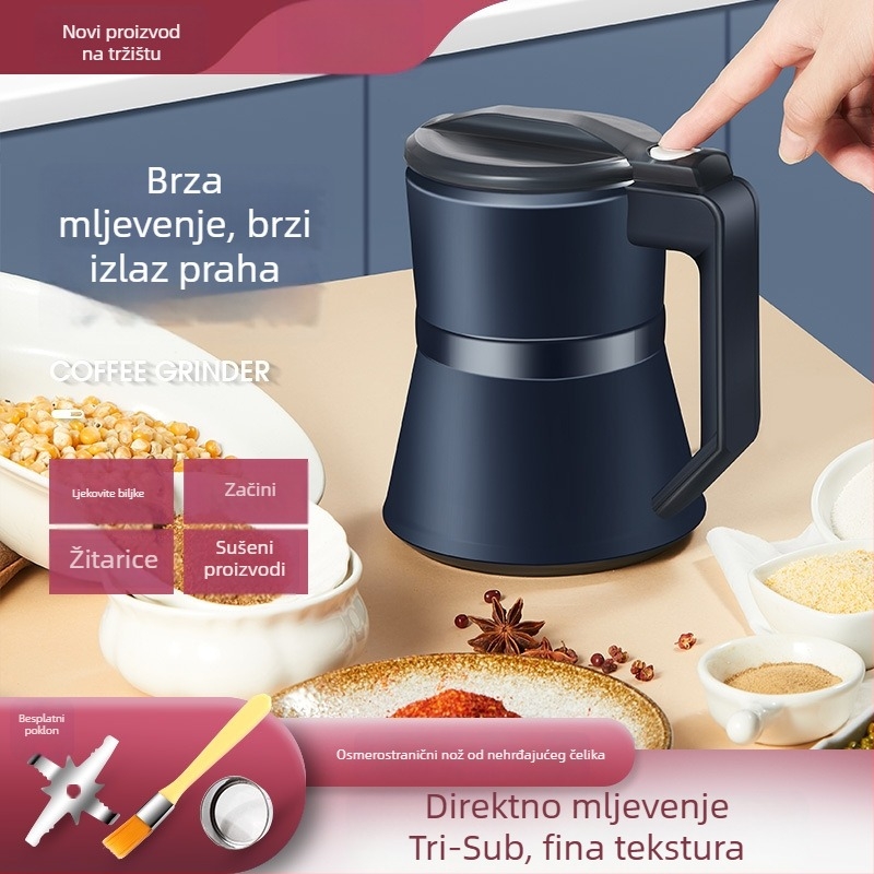 Kućni mlin za mljevenje – kapacitet ispod 1 L, 111–240 V, 30.000–39.999 obrtaja/min, više od 6 oštrica, prilagođeni meni