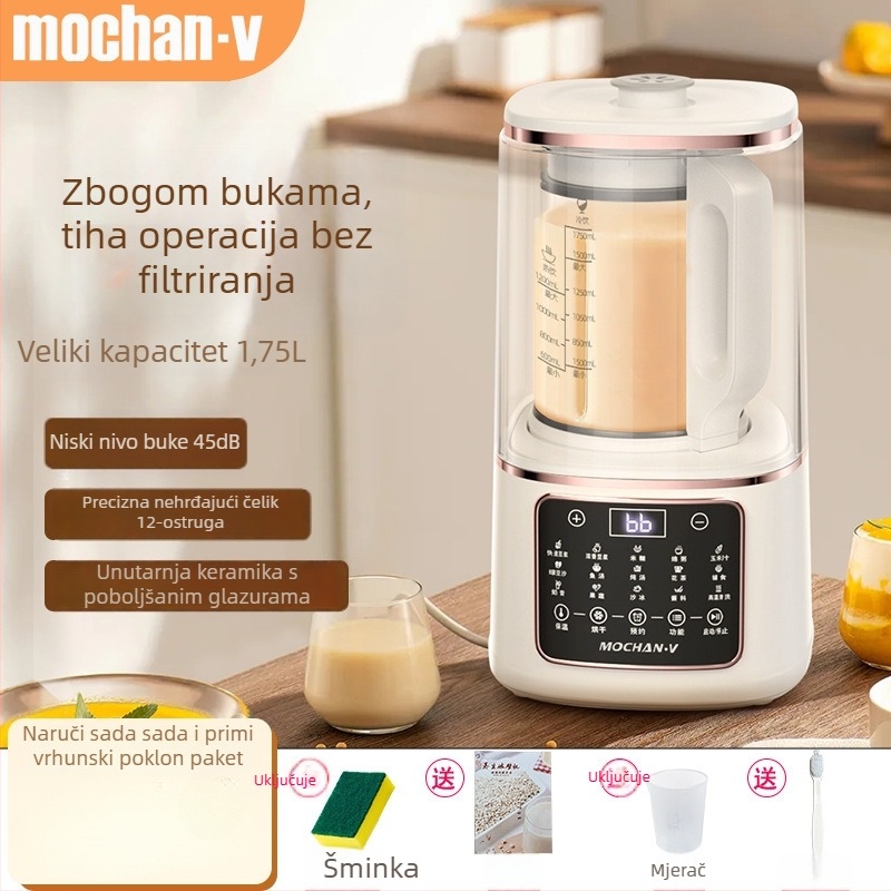 Mochan-v Kf803 stroj za sojino mlijeko, potpuno automatski, tih rad, bez ostataka, višefunkcionalan, pogodan za 3-5 osoba