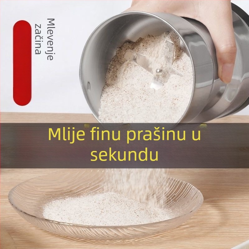 Stroj za razbijanje zidova i mljevenje - kapacitet 300 g, bežično daljinsko upravljanje, 40.000 rpm, nehrđajući čelik čaša i tijelo, 6+ oštrica