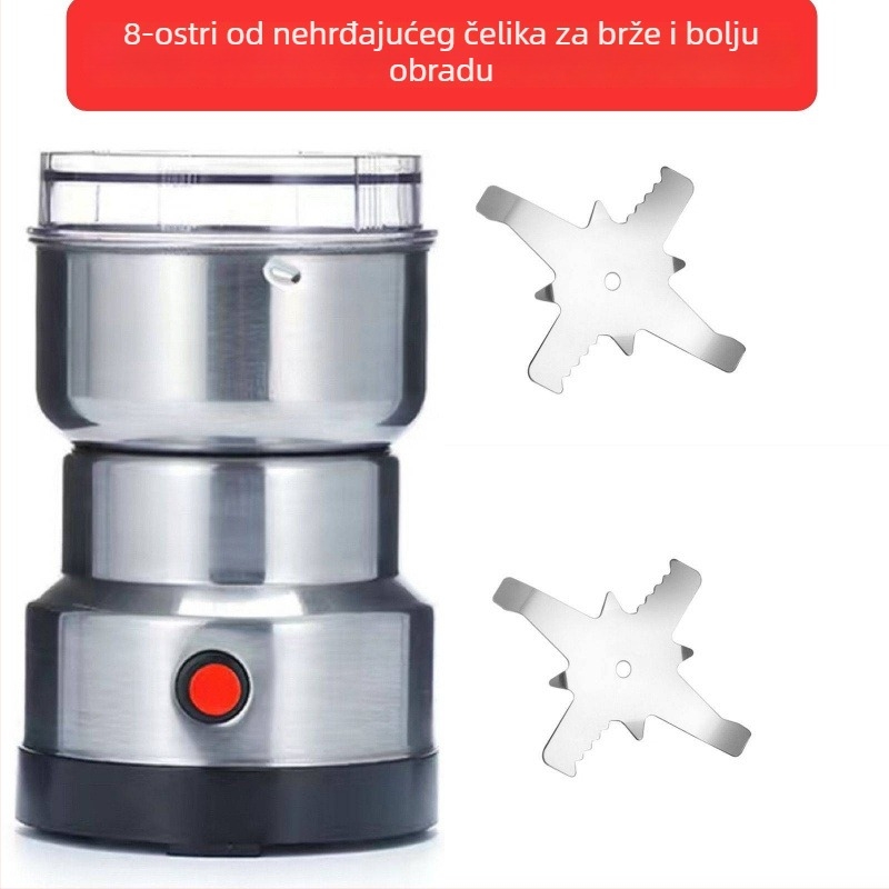 Stroj za razbijanje zidova i mljevenje - kapacitet 300 g, bežično daljinsko upravljanje, 40.000 rpm, nehrđajući čelik čaša i tijelo, 6+ oštrica