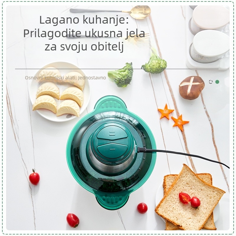 Mlin za meso, Kapacitet 3L, Nehrđajući čelik, 50W, 10000-19999 rpm, 4 oštrice